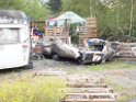 Wohnwagen ausgebrannt Koeln Muelheim Muelheimer Ring Piccoloministr P064
